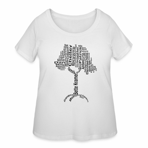 Bette Kramer Family Tree - Women's Curvy T-Shirt