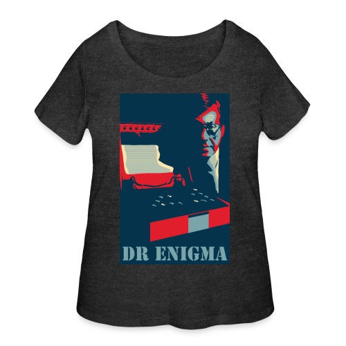 Dr Enigma+Enigma Machine - Women's Curvy T-Shirt