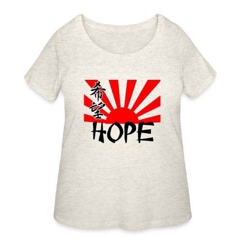 Rising Sun Hope Women's - Women's Curvy T-Shirt
