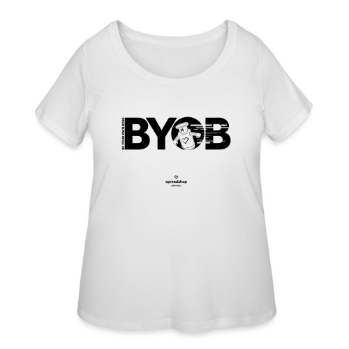 BYOB2 Dark Robot - Women's Curvy T-Shirt