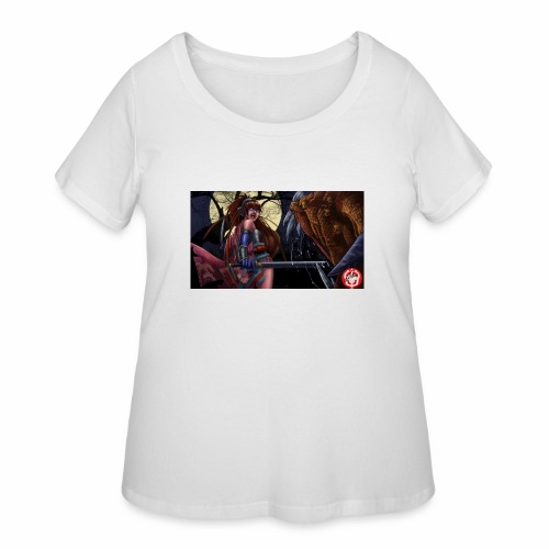 Anime Demon Hunter - Women's Curvy T-Shirt