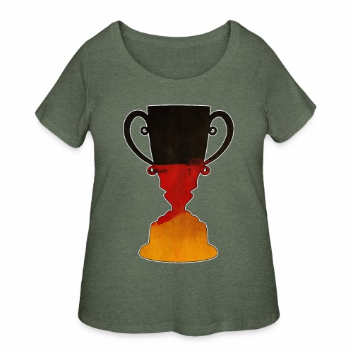 Germany trophy cup gift ideas - Women's Curvy T-Shirt