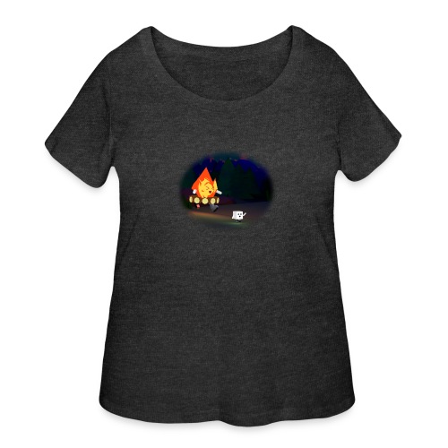 'Round the Campfire - Women's Curvy T-Shirt