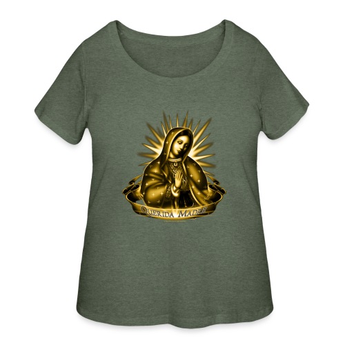 Querida Madre by RollinLow - Women's Curvy T-Shirt