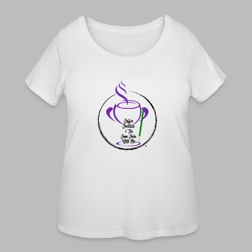 CCTCCWM Black Text - Women's Curvy T-Shirt