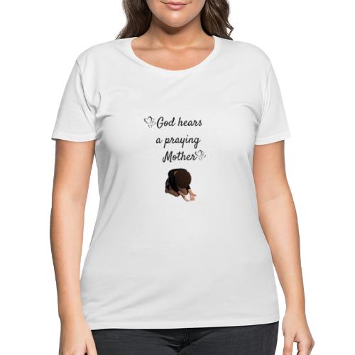 Praying Mother - Women's Curvy T-Shirt