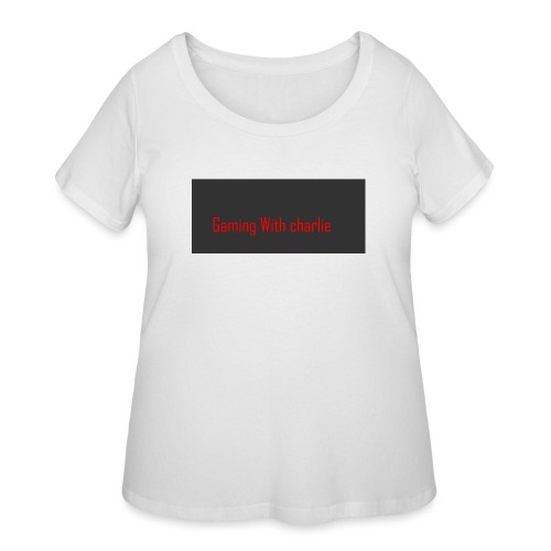 Gaming with charlie merch design - Women's Curvy T-Shirt