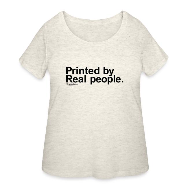 Printed in black
