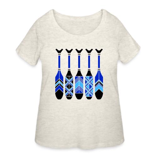 Umbelas Pataxo1 - Women's Curvy T-Shirt