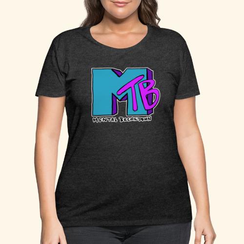 Mental Breakdown in the 90's - Women's Curvy T-Shirt