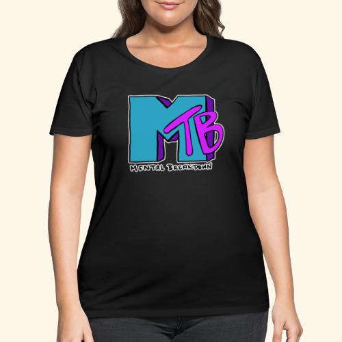 Mental Breakdown in the 90's - Women's Curvy T-Shirt