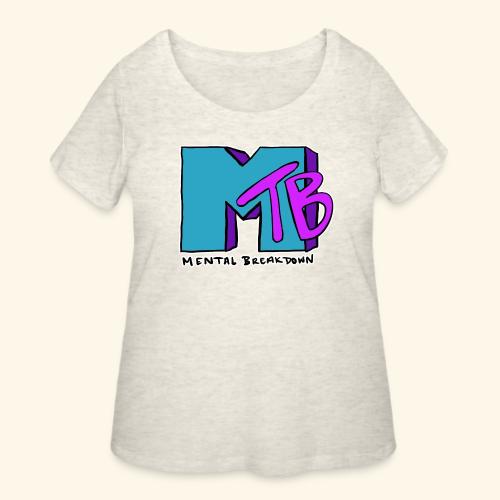 Mental Breakdown in the 90's - Women's Curvy T-Shirt