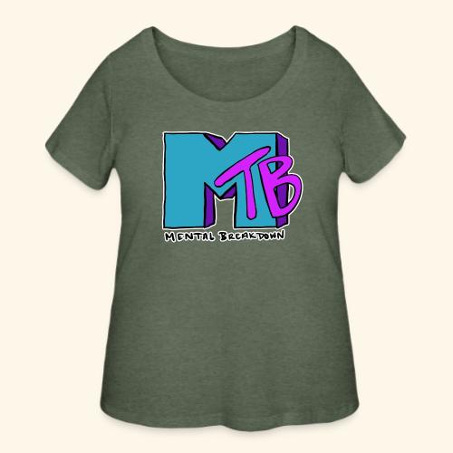 Mental Breakdown in the 90's - Women's Curvy T-Shirt