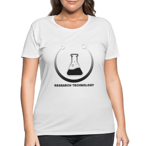 Research technology. - Women's Curvy T-Shirt