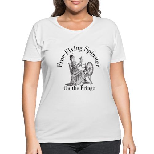 Free Flying Spinster - Women's Curvy T-Shirt
