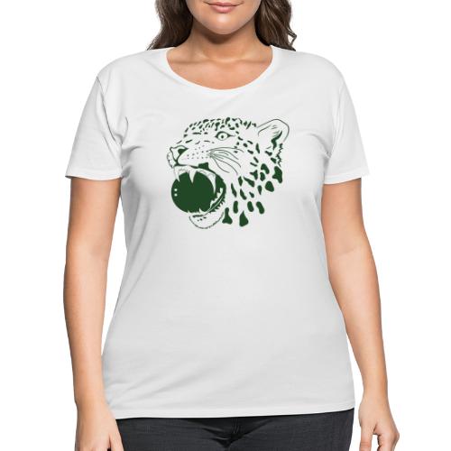 Squash Club's Leopard - Women's Curvy T-Shirt