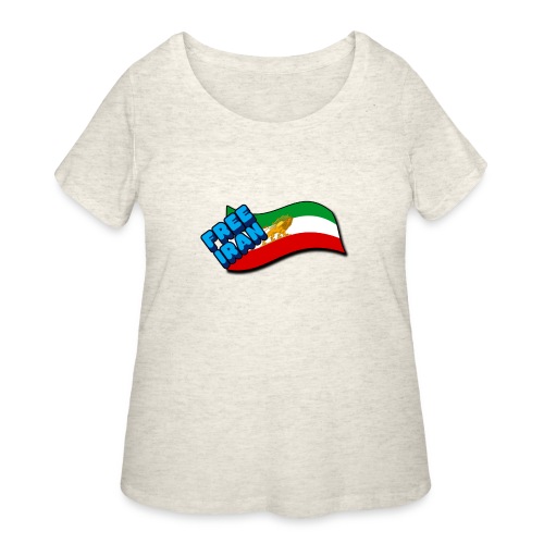 Free Iran 4 All - Women's Curvy T-Shirt