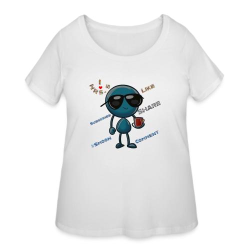 Smoon City 2_I heart Mrs S - Women's Curvy T-Shirt