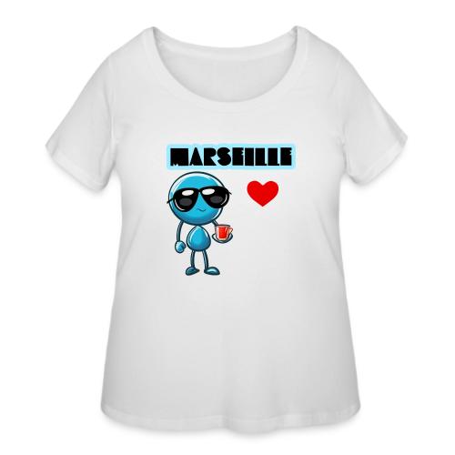 Smoon City_Marseille - Women's Curvy T-Shirt