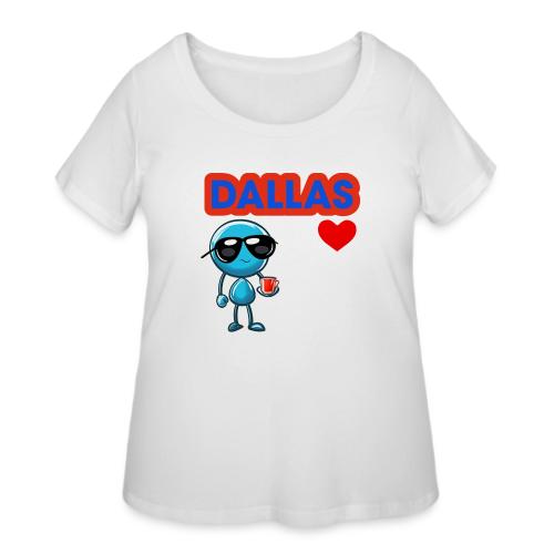 Smoon City_Dallas - Women's Curvy T-Shirt