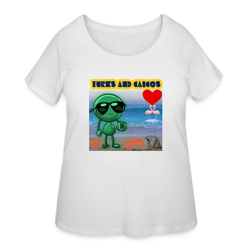 Smoon City_Turks and Caicos - Women's Curvy T-Shirt