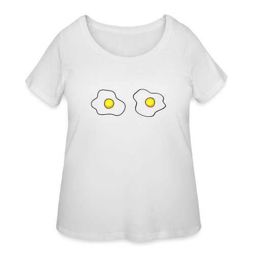 Eggs - Women's Curvy T-Shirt