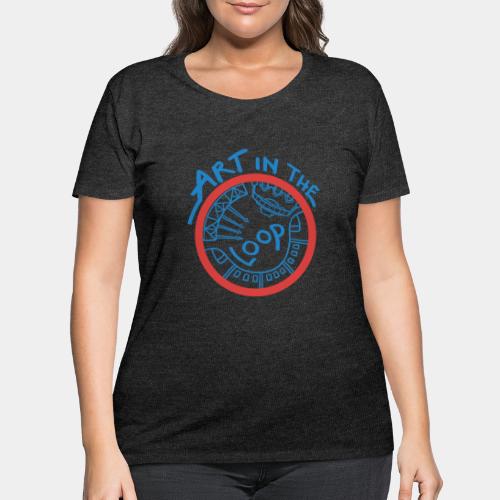 Art in the Loop Complete Logo - Women's Curvy T-Shirt