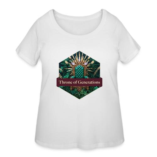 Women’s Day Vine Throne T Shirt, Gift for Grandma - Women's Curvy T-Shirt