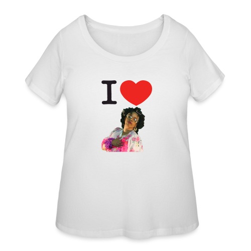 I Love Ms Della - Women's Curvy T-Shirt