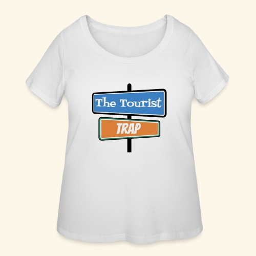 The Tourist Trap Logo - Women's Curvy T-Shirt