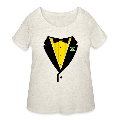 Jamaican Tuxedo - Women's Curvy T-Shirt