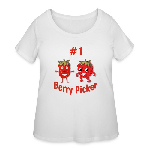 #1 Berry Picker - Women's Curvy T-Shirt