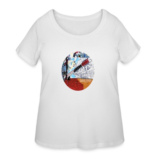 US circle 2 - Women's Curvy T-Shirt