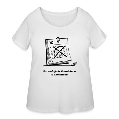 Countdown to Christmas T-Shirt - Women's Curvy T-Shirt