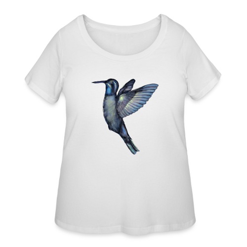 Hummingbird in flight - Women's Curvy T-Shirt