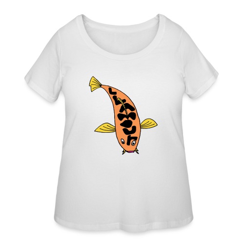 Llamour fish. - Women's Curvy T-Shirt