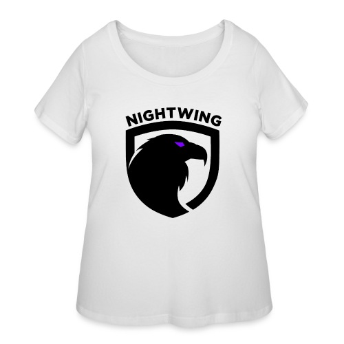 Nightwing Black Crest - Women's Curvy T-Shirt