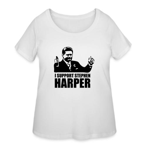 I Support Stephen Harper - Women's Curvy T-Shirt