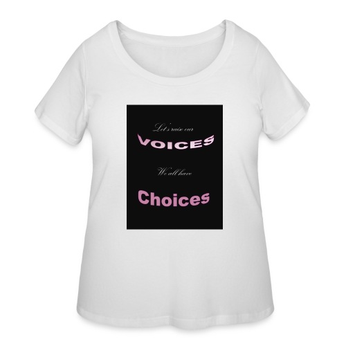 Voices - Women's Curvy T-Shirt