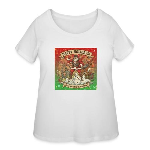 taw santa - Women's Curvy T-Shirt
