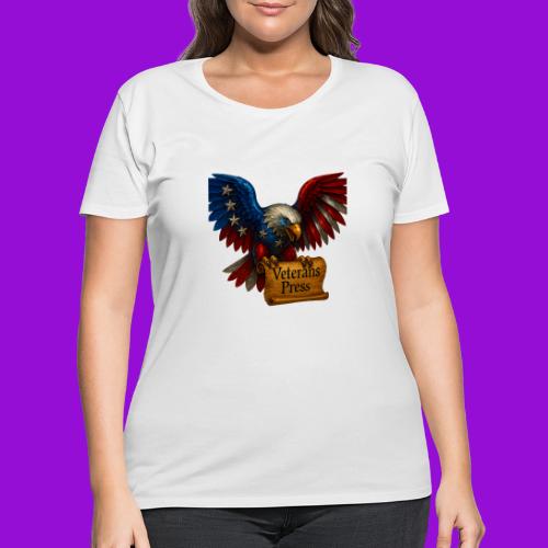 Veterans Press Bald Eagle - Women's Curvy T-Shirt