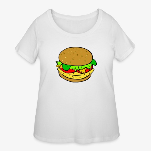 Comic Burger - Women's Curvy T-Shirt