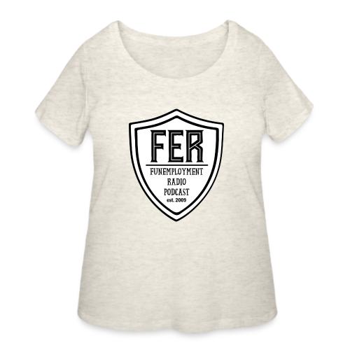 FER Shield - Women's Curvy T-Shirt