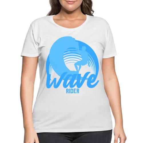 Wave Rider - Women's Curvy T-Shirt