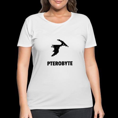 Pterobyte | Epic Digital Dinosaur - Women's Curvy T-Shirt
