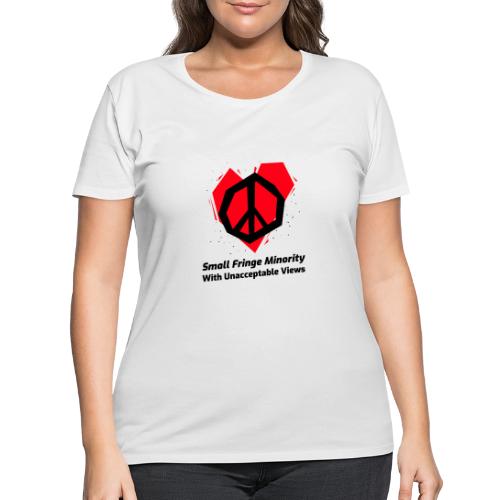 We Are a Small Fringe Canadian - Women's Curvy T-Shirt