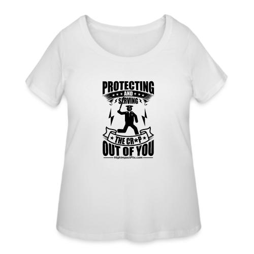 Protect SERVE COP BLACK - Women's Curvy T-Shirt