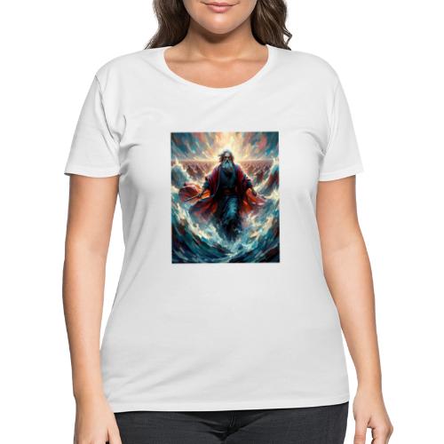 Moses and the great Exodus - Women's Curvy T-Shirt