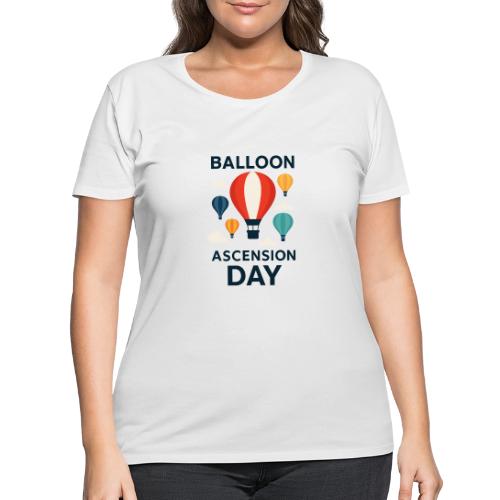 Balloon Ascension Day shirt - Women's Curvy T-Shirt