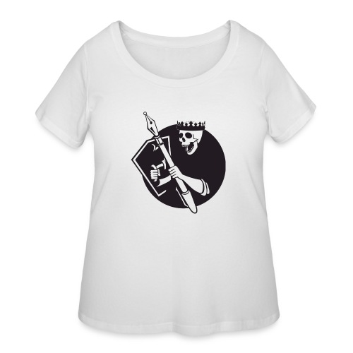 King Arthor Shieldv2 - Women's Curvy T-Shirt